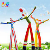 NB-AD004 Custom Size Fly Guy Inflatable Air Dancer Costume Inflatable Waves Sky Air Dancer With Blower For Advertising